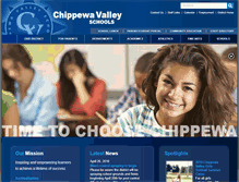 Tablet Screenshot of chippewavalleyschools.org
